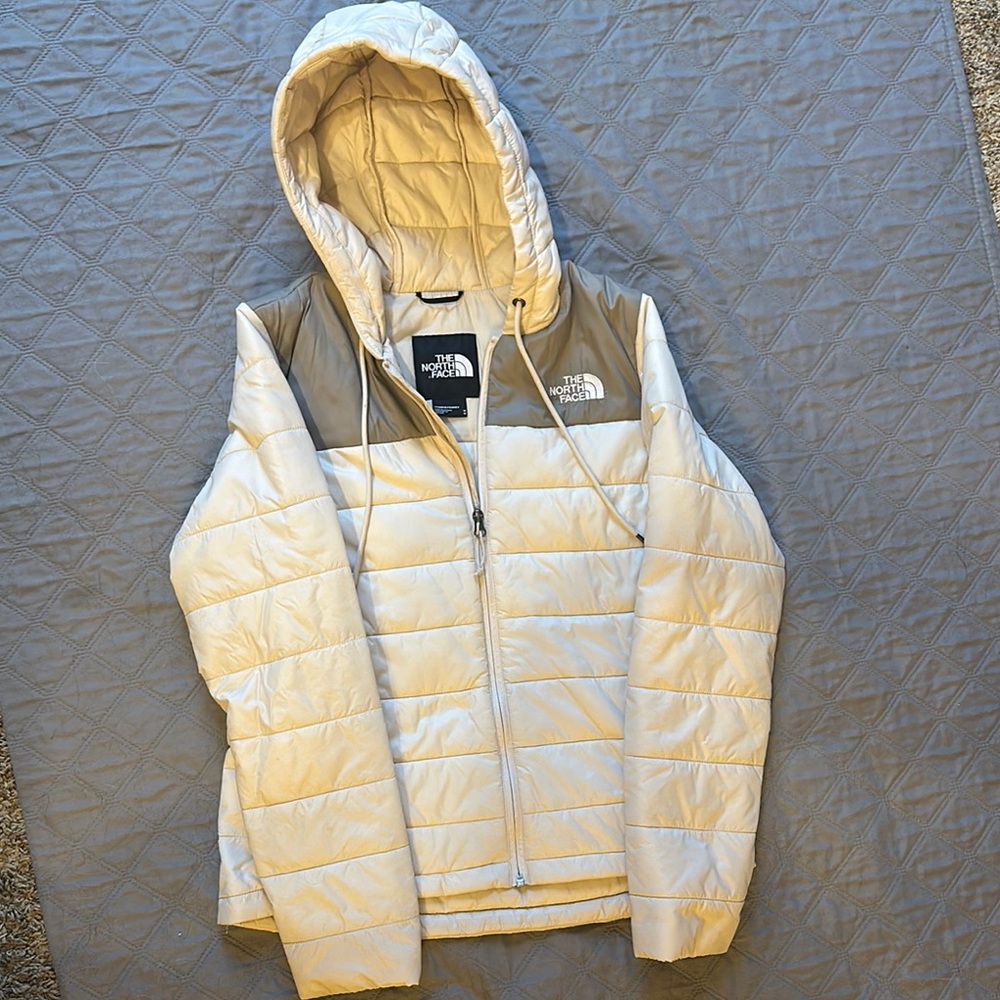 The North Face Beige Puffer Jacket